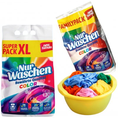 Nur Waschen Color prací prášek na barevné prádlo 6,3 kg – Hledejceny.cz