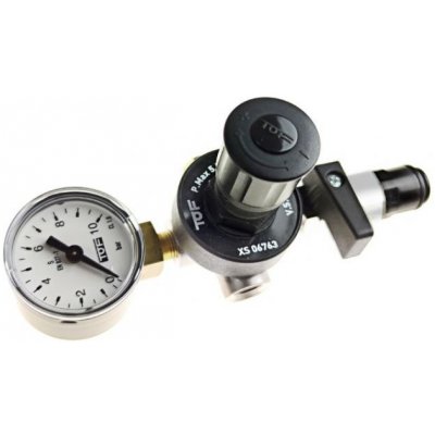 LINDR RED02137 redukční ventil TOF CO2 mini + kohout + rychlospojka 8mm – Zboží Dáma