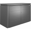 Zahradní úložný box Biohort HighBoard 200 200 x 84 x 127 cm tmavě šedý