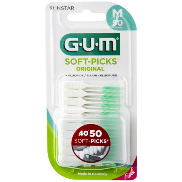 Mezizubní kartáček GUM Soft-Picks Regular masážní mezizubní kartáčky s fluoridy ISO 1 50 ks