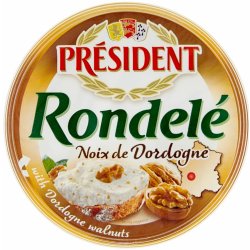 Président Rondelé Čerstvý sýr s vlašskými ořechy 100g