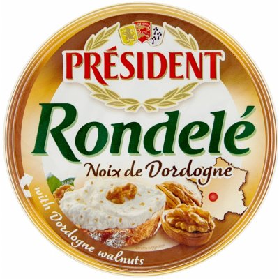 Président Rondelé Čerstvý sýr s vlašskými ořechy 100g – Zboží Dáma