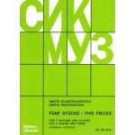 Shostakovich 2 Violins and Piano 5pcs Noty – Zboží Dáma