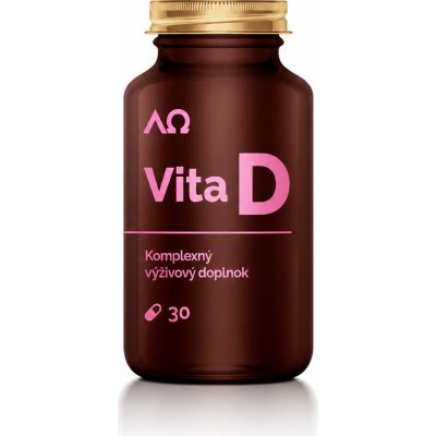 AO Vita D – D3 3000 IU + K2 MK-7 + Omega 3 pro kosti 30 kapslí – Hledejceny.cz