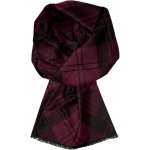 Charles red pánská elegantní šála ke kabátu vínová – Zboží Dáma