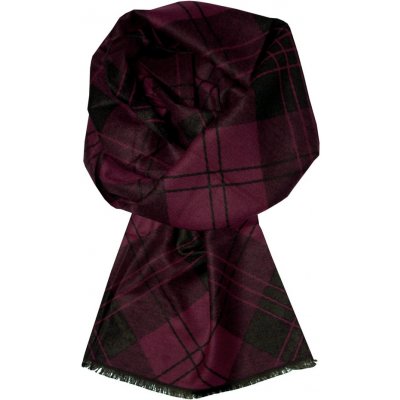 Charles red pánská elegantní šála ke kabátu vínová – Zboží Dáma