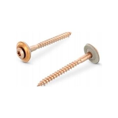 Klempířský šroub + EPDM, TX20 4,5 x 25, CU / balení 100 ks – Hledejceny.cz