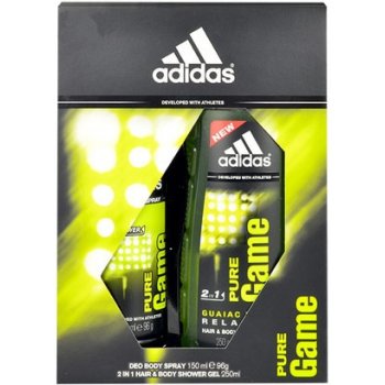 Adidas Pure Game deospray 150 ml + sprchový gel 250 ml dárková sada