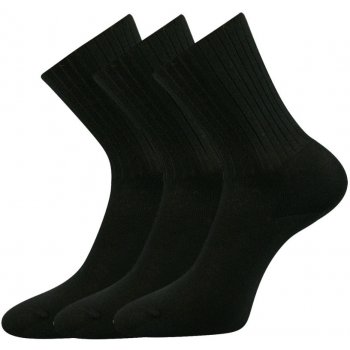 Boma Diarten ponožky s volným lemem 3 páry černá