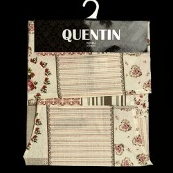 Quentin zástěra VINTAGE QK-058 starorůžový patchwork