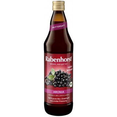 Rabenhorst Šťáva arónie 100% Bio 0,75 l – Hledejceny.cz