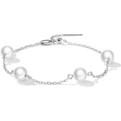 Grace Silver Jewellery stříbrný s perlou Anna NR-BSB090 bílá