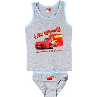 Setino chlapecký set tílko slipy Cars šedá – Sleviste.cz