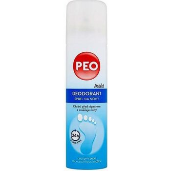 Peo Astrid antiperspirant spray na nohy proti pocení a vzniku pachu ve spreji 150 ml