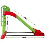Doloni skluzavka zeleno-červená 243 cm – Zboží Dáma