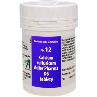 Svět esencí Calcium sulfuricum 10000 tablet D6 No.12