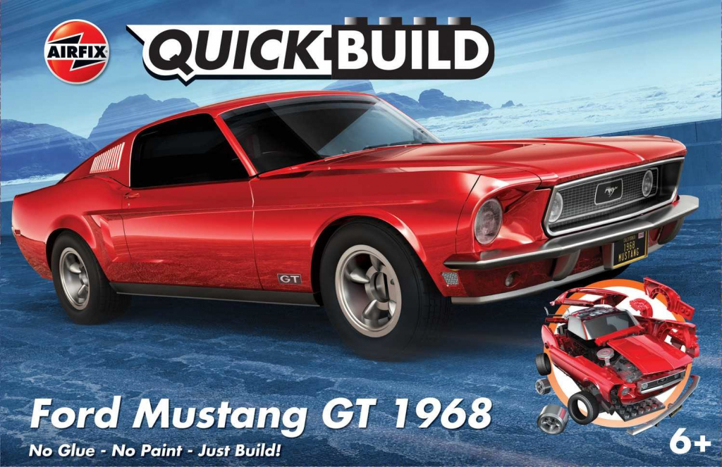 Airfix Quick Bulid J6035 Ford Mustang GT 1968