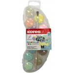 Kores Akuarellos vodové barvy mini pastel 12 barev 25 mm + štětec – Zboží Dáma