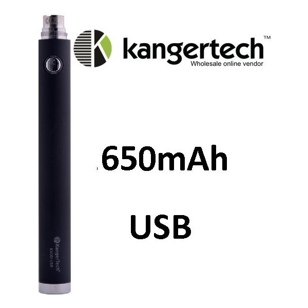 Kangertech EVOD baterie s USB Black 650mAh od 215 Kč - Heureka.cz