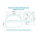 Marimex Greystone Deluxe Bubble Spa 6 NP 11400295 – Zboží Dáma