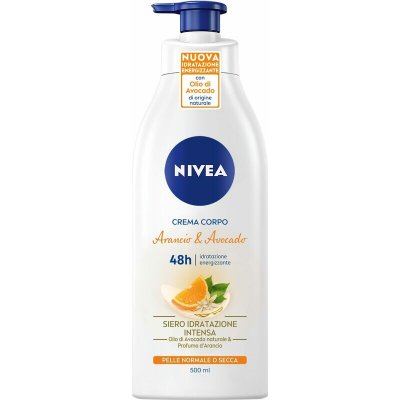 Nivea Orange Flower & Avocado Hydratační tělové mléko 500 ml – Zboží Dáma