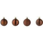 J-line Hnědé vánoční ozdoby Bauble, 40 ks – Hledejceny.cz