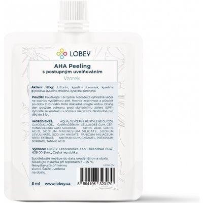 Lobey Tester AHA Peeling s postupným uvolňováním 5 ml – Zbozi.Blesk.cz