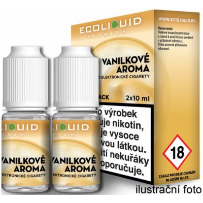 Ecoliquid Premium 2Pack Vanilla 2 x 10 ml 12 mg