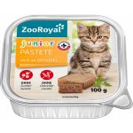ZooRoyal Junior bohatá na drůbež 16 x 100 g – Zbozi.Blesk.cz