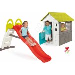 Smoby Set skluzavka Toboggan Funny a domeček Jolie se 3 okny a 2 žaluziemi s UV filtrem 200 cm – Zboží Dáma