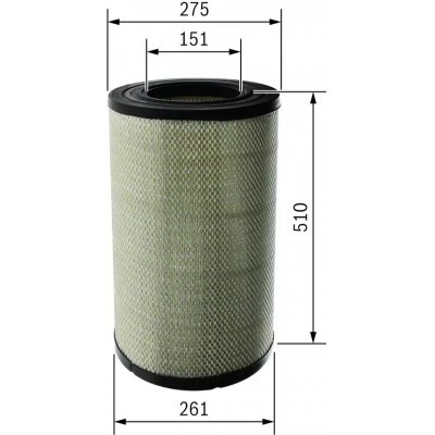 BOSCH Vzduchový filtr BO F026400678 – Hledejceny.cz