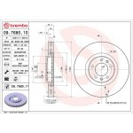 Brzdový kotouč BREMBO 09.5196.75 – Sleviste.cz