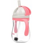 Akuku hrnek s ohebným brčkem a závažím 280ml růžová – Hledejceny.cz