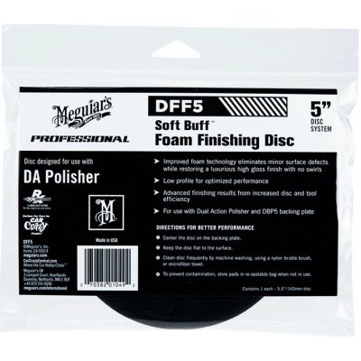 Meguiar's Soft Buff Foam Finishing Disc 5" 6 ks – Zbozi.Blesk.cz