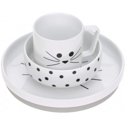 Lässig porcelánový jídelní set Little Chums Cat 3 dílná – Zboží Mobilmania