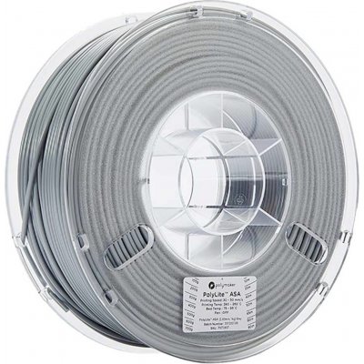 Polymaker PolyLite ASA Grey, 1,75 mm, 1 kg – Zboží Živě