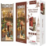 Tonecheer - SADA KNIHOVNIČKY - DIY - Baker Street - 141 dílků + LED světlo – Hledejceny.cz
