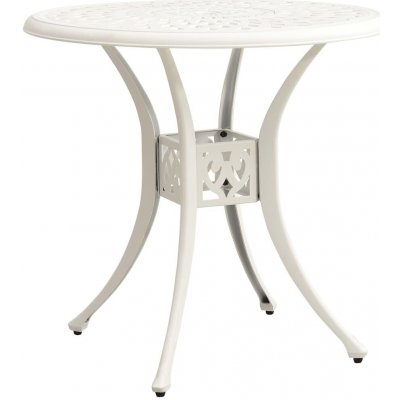 OMAXI 205877 Zahradní stůl bílý 78 x 78 x 72 cm litý hliník – Hledejceny.cz