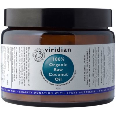 Viridian Coconut Oil 500 g – Zboží Mobilmania