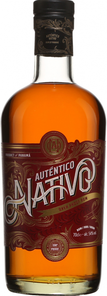 Auténtico Nativo Overproof 54% 0,7 l (holá láhev)