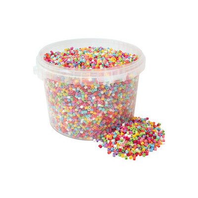 Playbox Zažehlovací korálky, 20000 ks, pastelové barvy - kbelík – Zboží Mobilmania