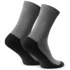 Pánské polofroté sportovní ponožky 047 MELANŽOVĚ ŠEDÁ