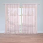 Záclony Růžová srdíčka: 2 ks - 150x250 cm - Sablio – Hledejceny.cz