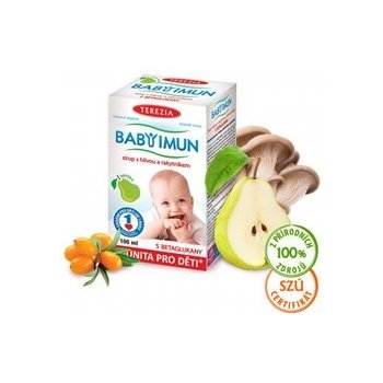 Terezia Company Baby Imun sirup s hlívou a rakytníkem příchuť hruška 100 ml