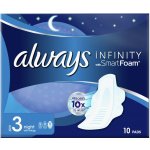 Always Infinity Night velikost 3 vložky s křidélky 10 ks – Zbozi.Blesk.cz