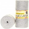 Příze Maccaroni Cotton macrame 2mm - 37-101 světle šedá