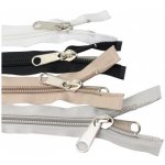 YKK používá plasty s vysokou pevností a dobrou UV odolností pro všechny zipy a jejich součásti. Polyesterová nosná páska. Jezdce a koncovky jsou vyrobeny z niklové slitiny zinku bez zajišťovacího mech – Zboží Mobilmania