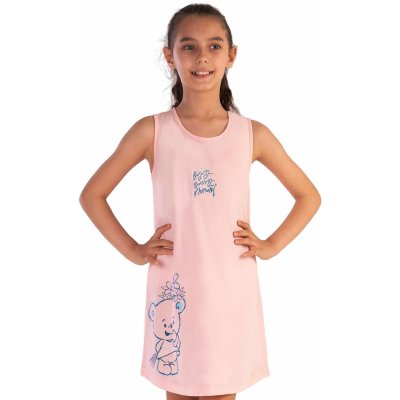 Noční košilka s medvídkem 1F0985 růžová – Sleviste.cz