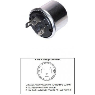 DZE přerušovač blinkrů univerzální (6V 2+2 21W) – Hledejceny.cz