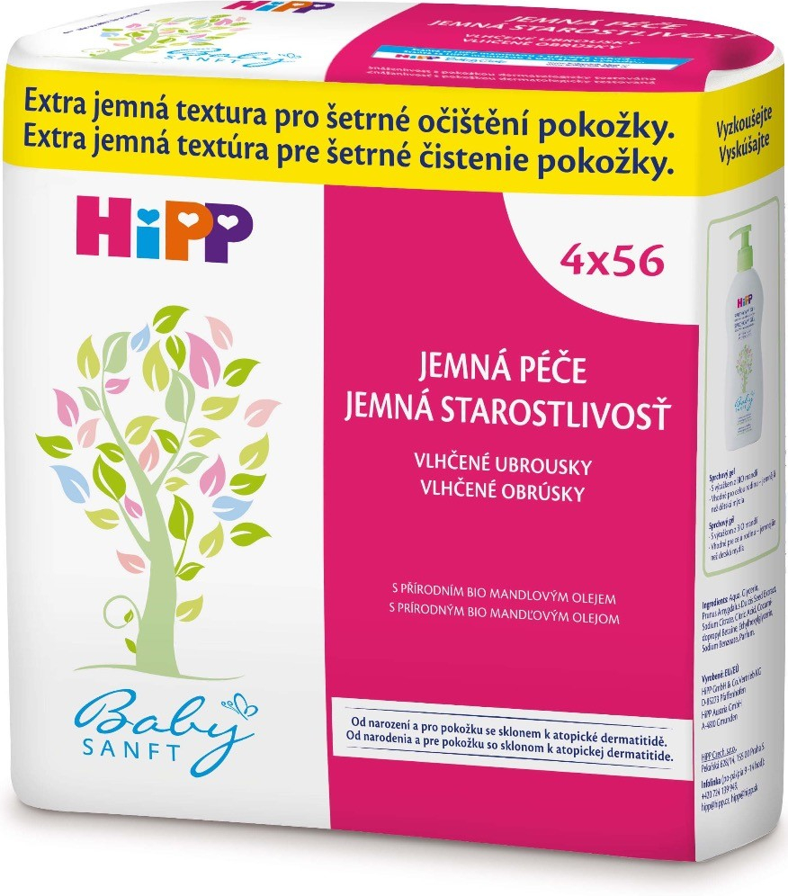 HiPP Babysanft 4 x 56 ks od 129 Kč - Heureka.cz